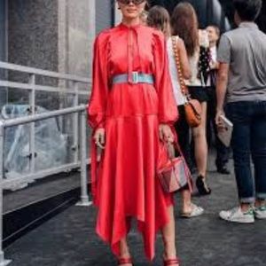 Self Portrait Asymmetric cutout Dress